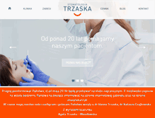 Tablet Screenshot of gabinet-trzaska.pl